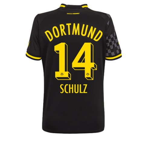 Fotbalové Dres Borussia Dortmund Nico Schulz #14 Dámské Venkovní 2022-23 Krátký Rukáv